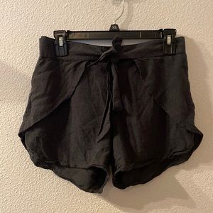 Patagonia linen tie front part hemp shorts size small